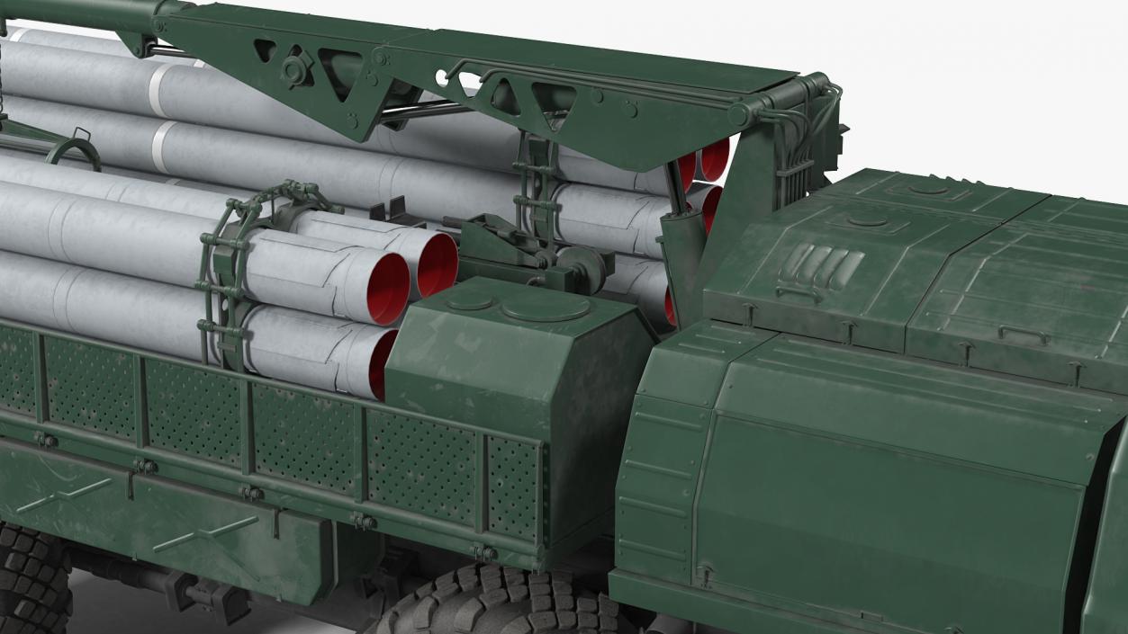 3D Russian Missile Systems Rigged Collection 3 model