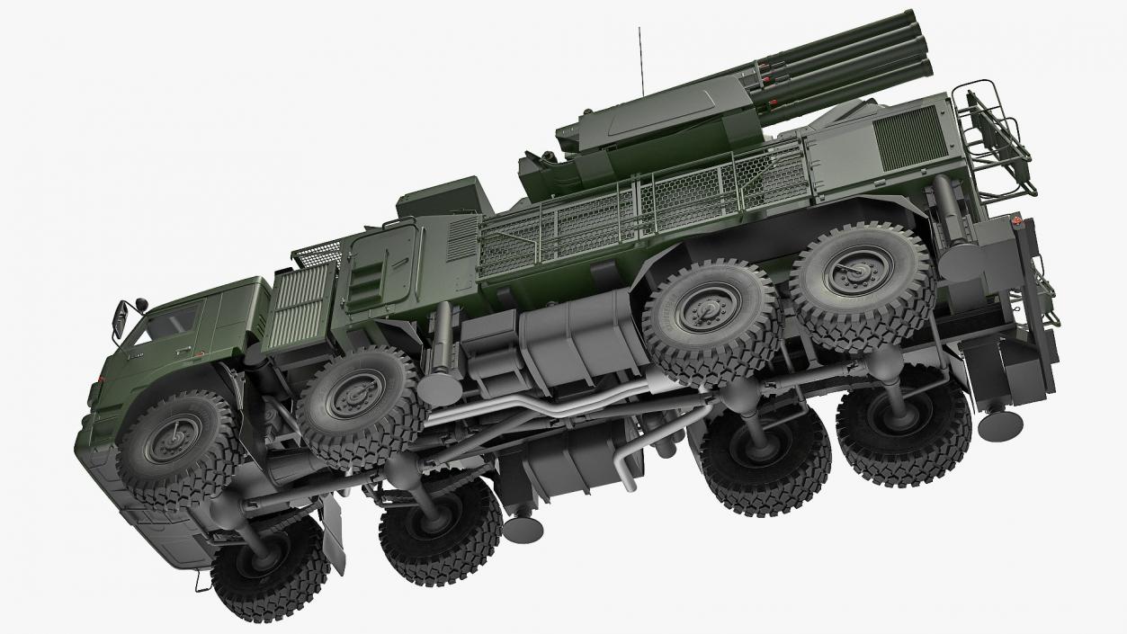 3D Russian Missile Systems Rigged Collection 3 model