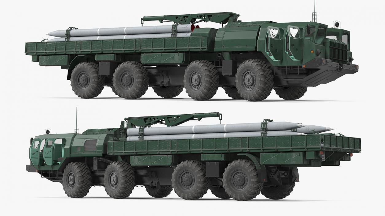 3D Russian Missile Systems Rigged Collection 3 model