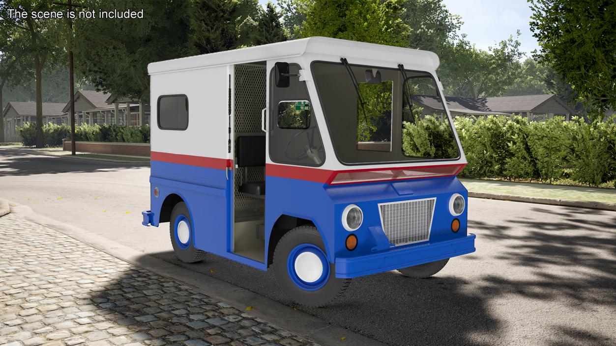 3D model 1963 Studebaker ZIP Van Rigged