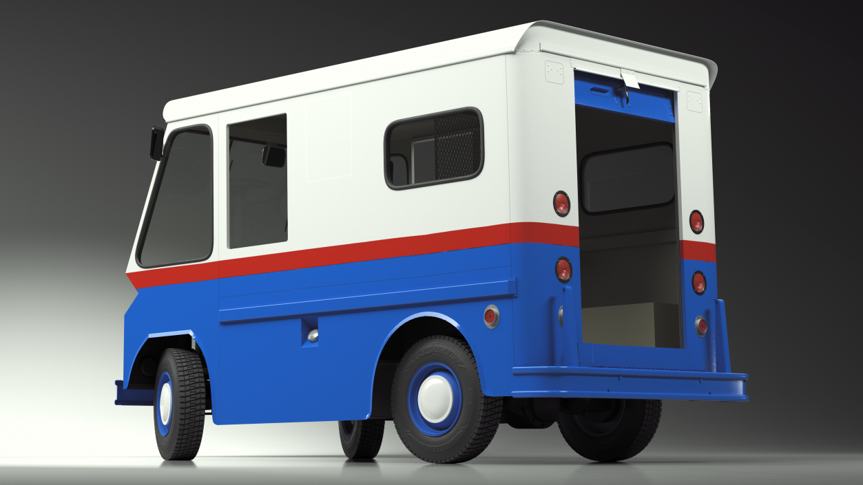 3D model 1963 Studebaker ZIP Van Rigged