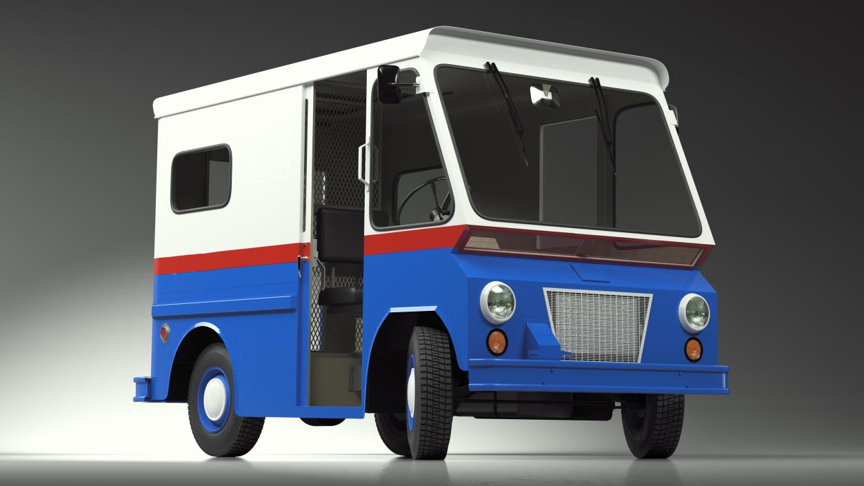 3D model 1963 Studebaker ZIP Van Rigged