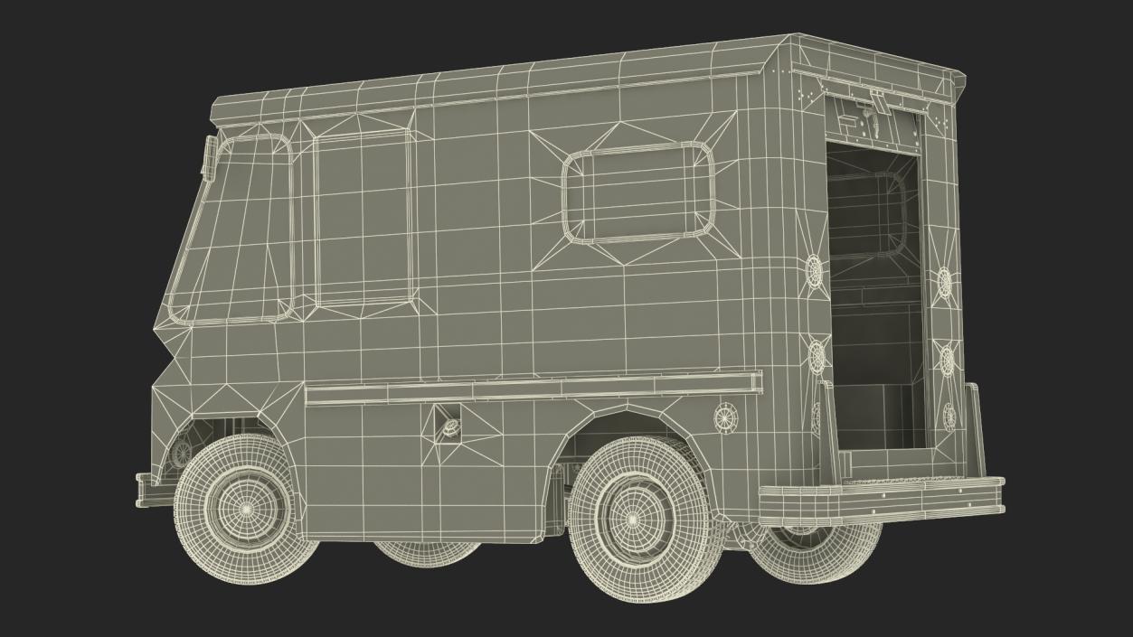 3D model 1963 Studebaker ZIP Van Rigged