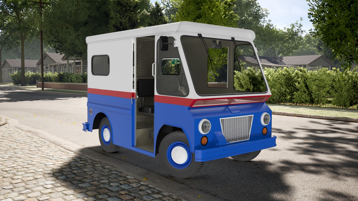 3D model 1963 Studebaker ZIP Van Rigged