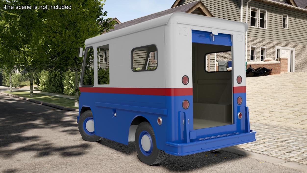 3D model 1963 Studebaker ZIP Van Rigged