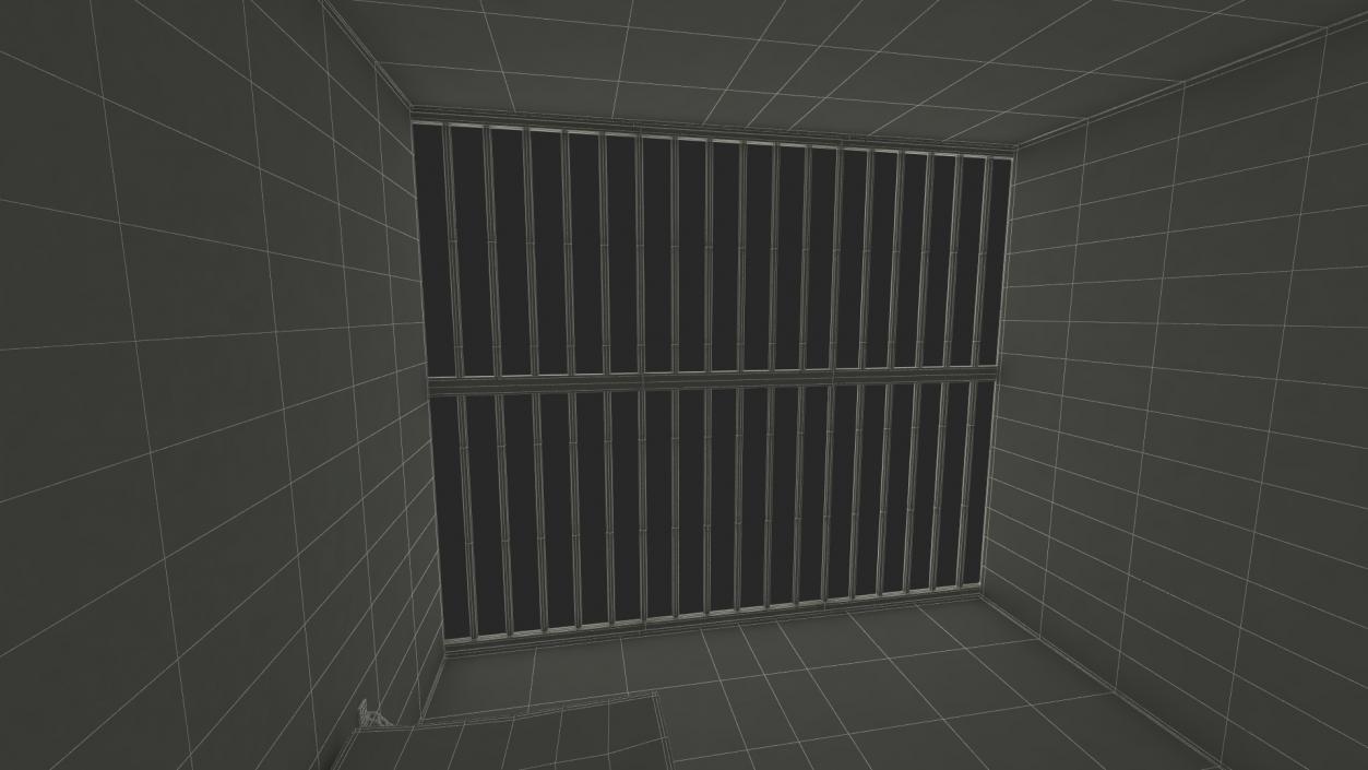 3D Single Prison Cell model