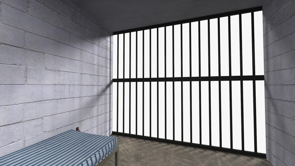 3D Single Prison Cell model