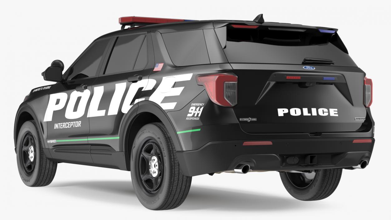 Ford Police Interceptor Exterior Only 3D