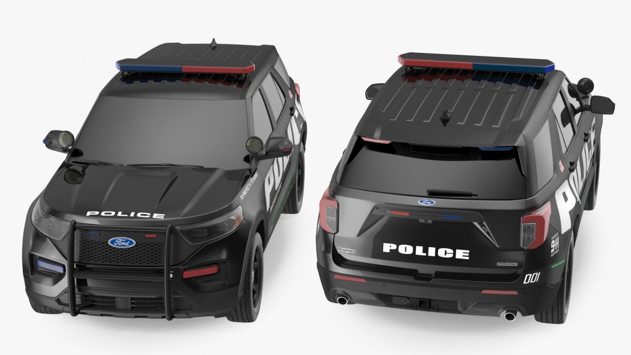 Ford Police Interceptor Exterior Only 3D