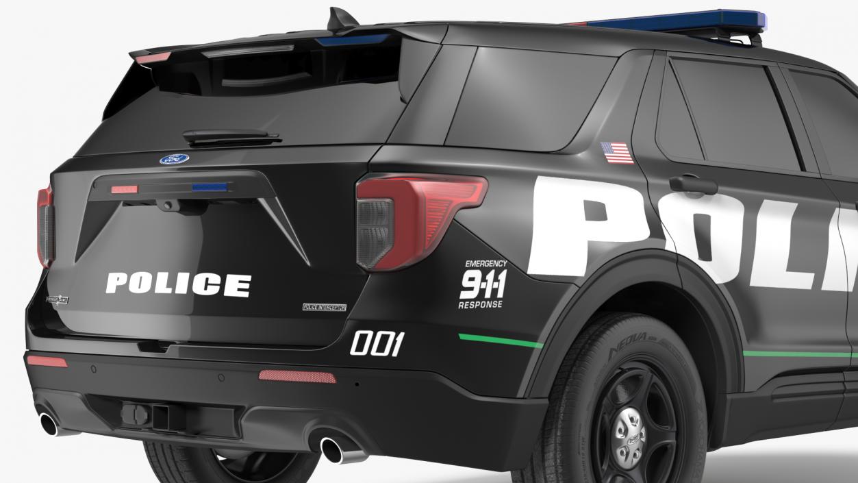 Ford Police Interceptor Exterior Only 3D