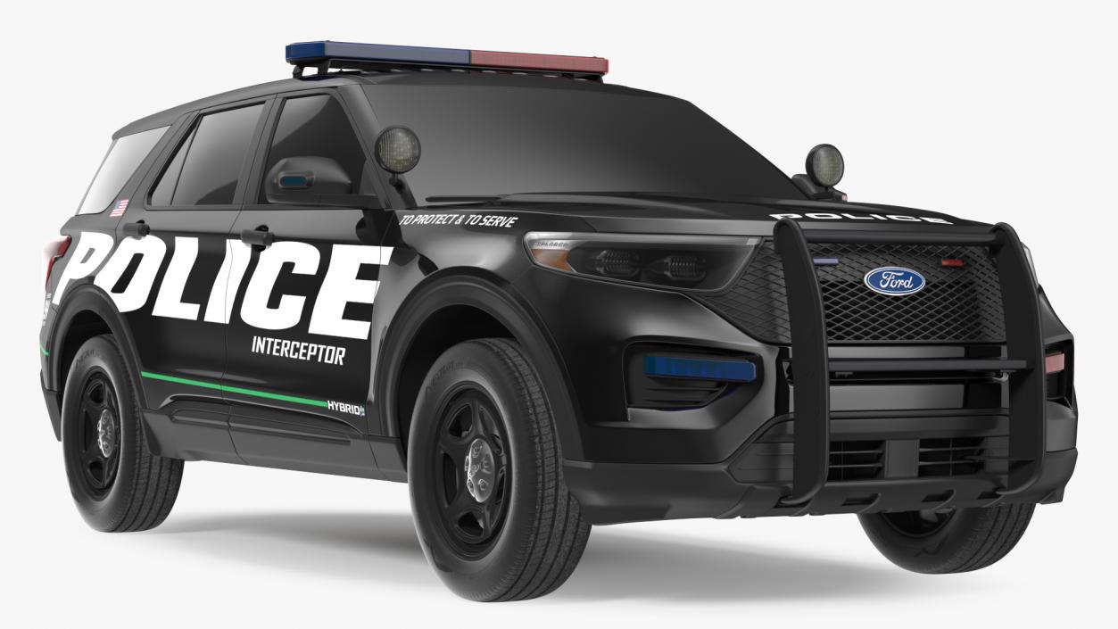 Ford Police Interceptor Exterior Only 3D