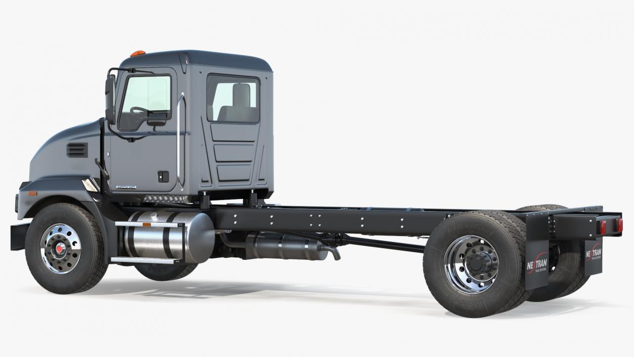 3D Mack MD6 Medium-Duty Truck Rigged model