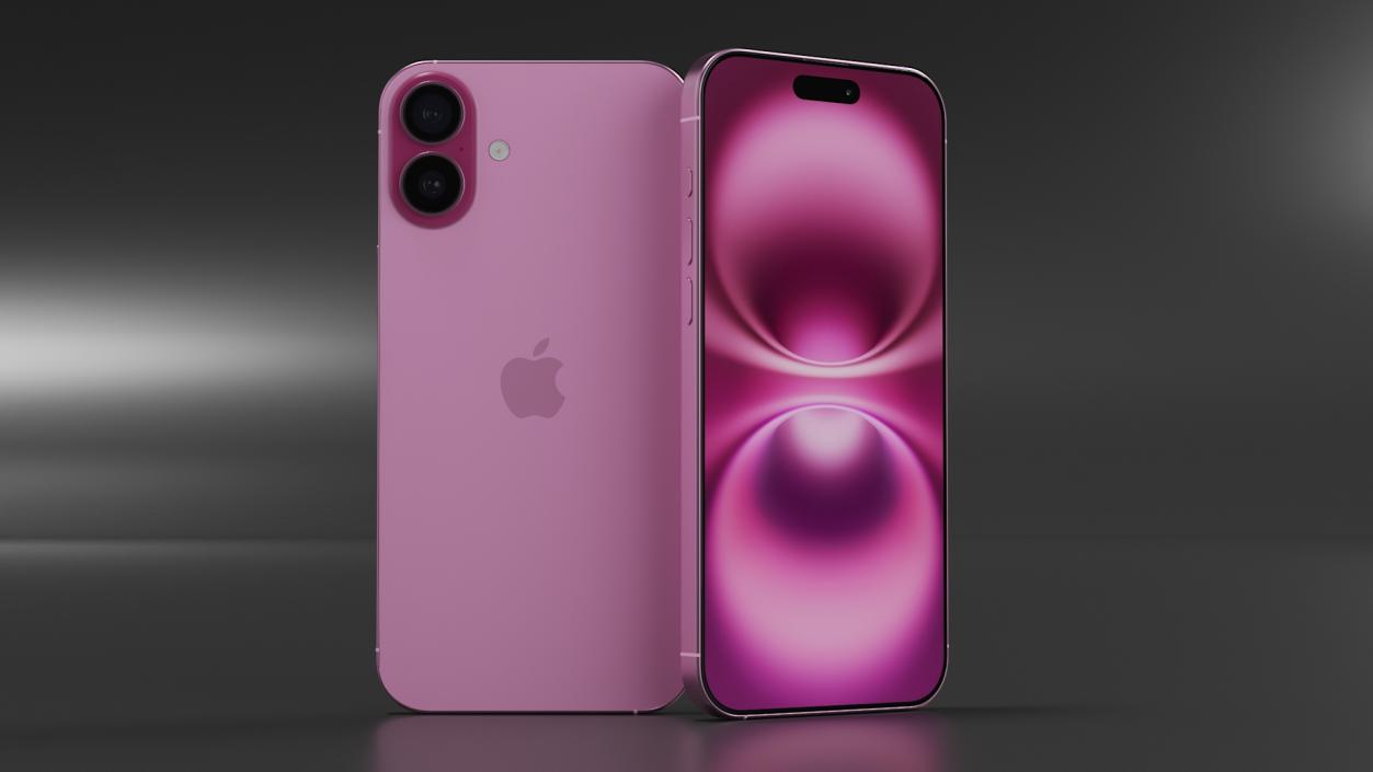 IPhone 16 Plus Pink 3D model