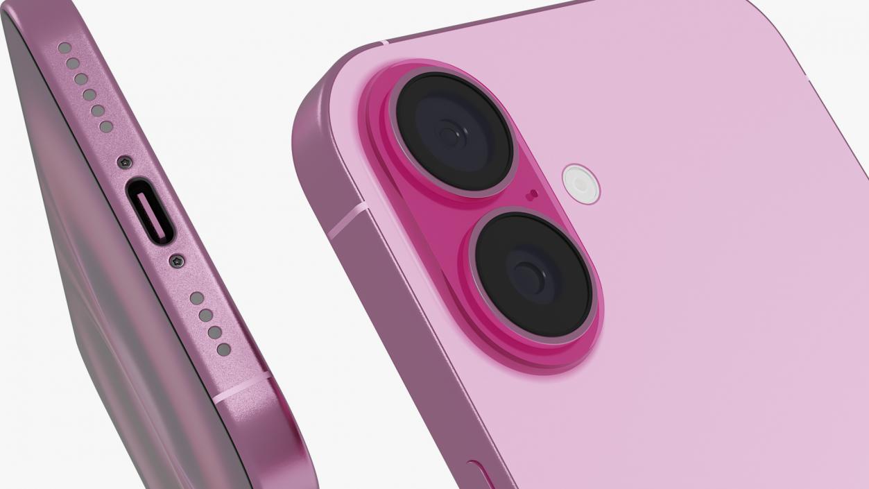 IPhone 16 Plus Pink 3D model