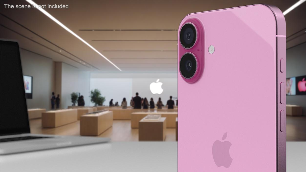 IPhone 16 Plus Pink 3D model