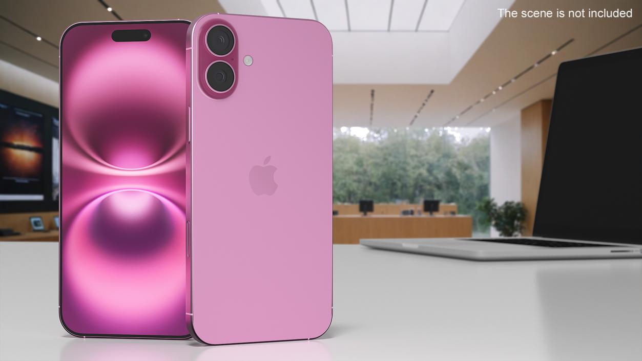 IPhone 16 Plus Pink 3D model