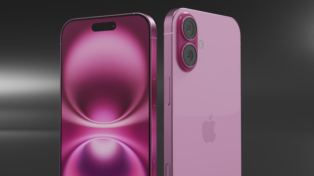 IPhone 16 Plus Pink 3D model