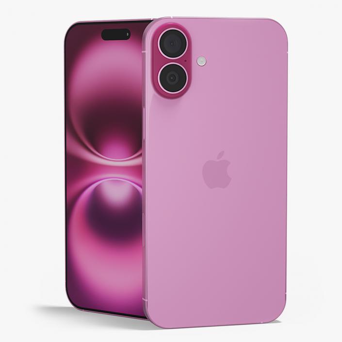 IPhone 16 Plus Pink 3D model