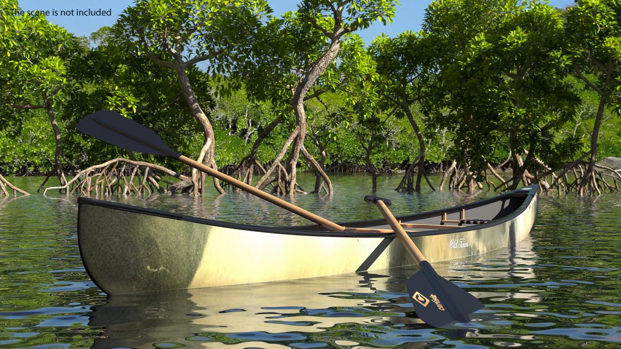 Old Town Discovery 169 Tripping Canoe Camo 3D