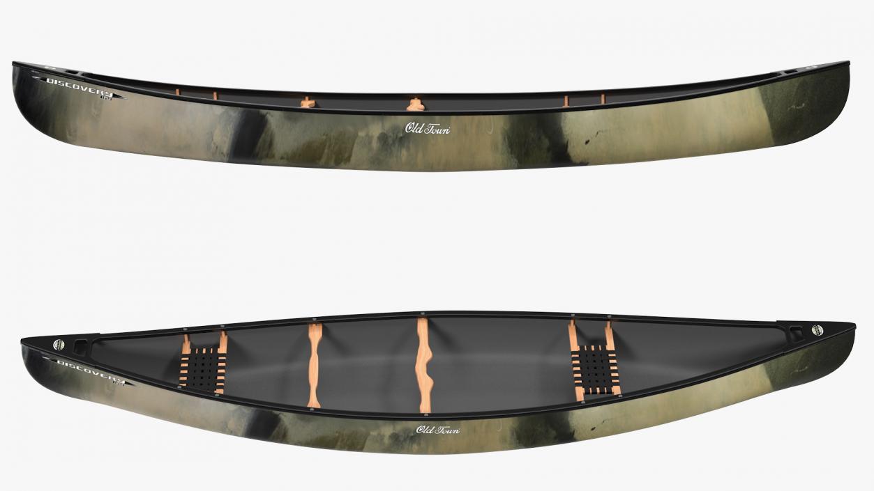 Old Town Discovery 169 Tripping Canoe Camo 3D