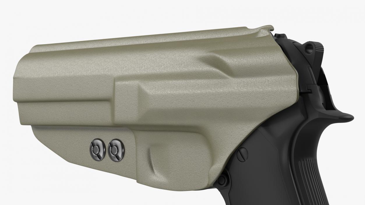 3D model Holster Beretta 92 Kydex Green