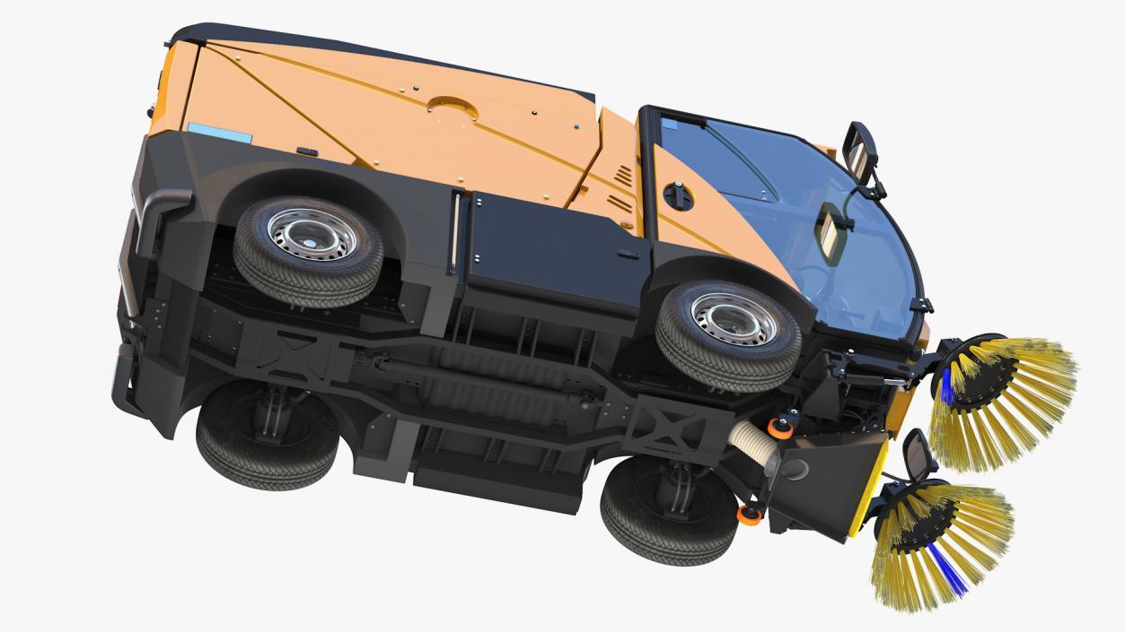 3D model Compact Road Sweeper