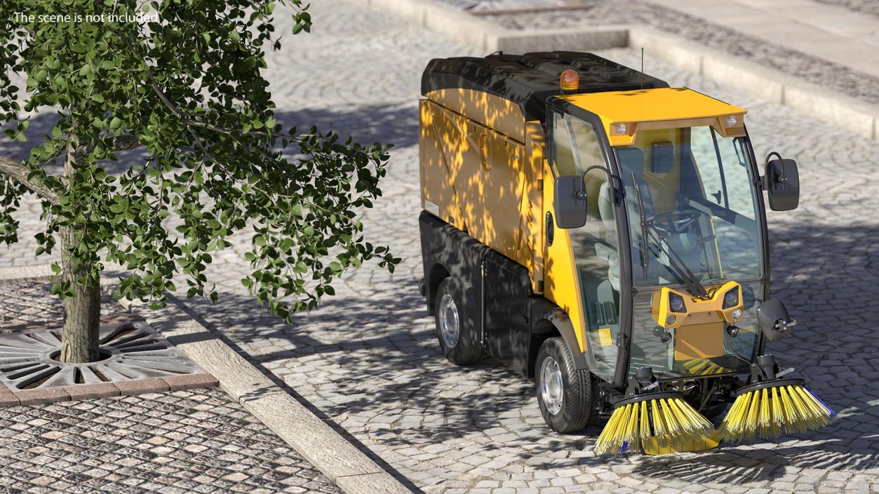 3D model Compact Road Sweeper