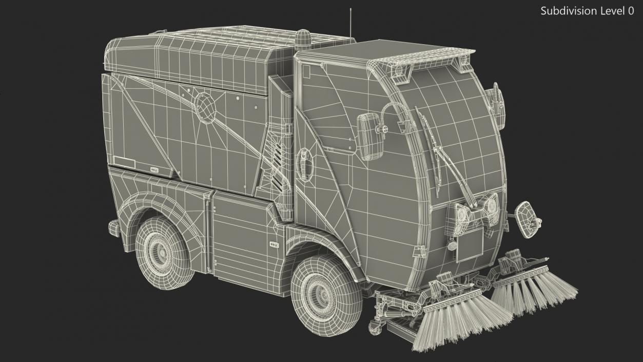 3D model Compact Road Sweeper