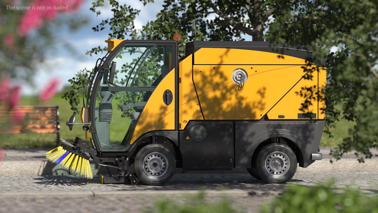 3D model Compact Road Sweeper