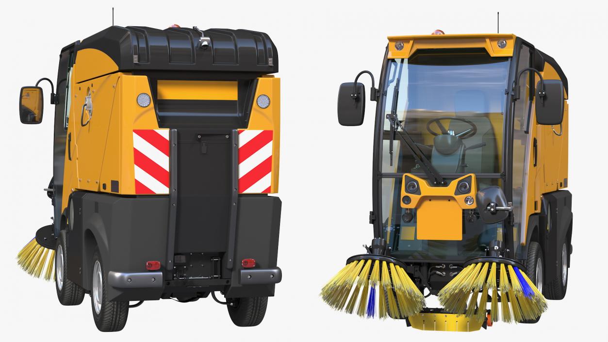 3D model Compact Road Sweeper