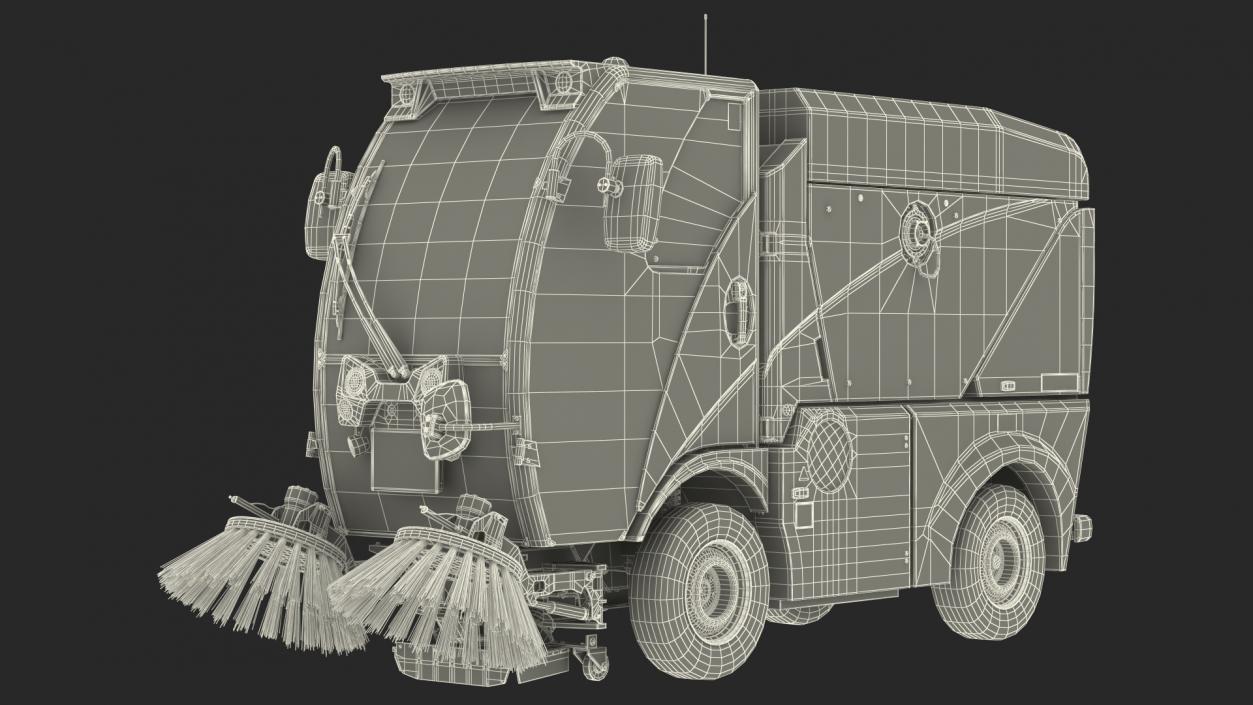 3D model Compact Road Sweeper