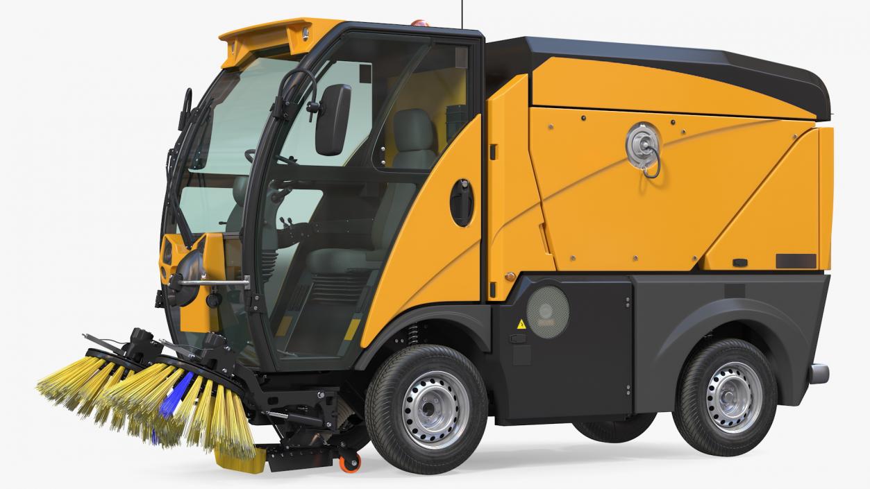 3D model Compact Road Sweeper