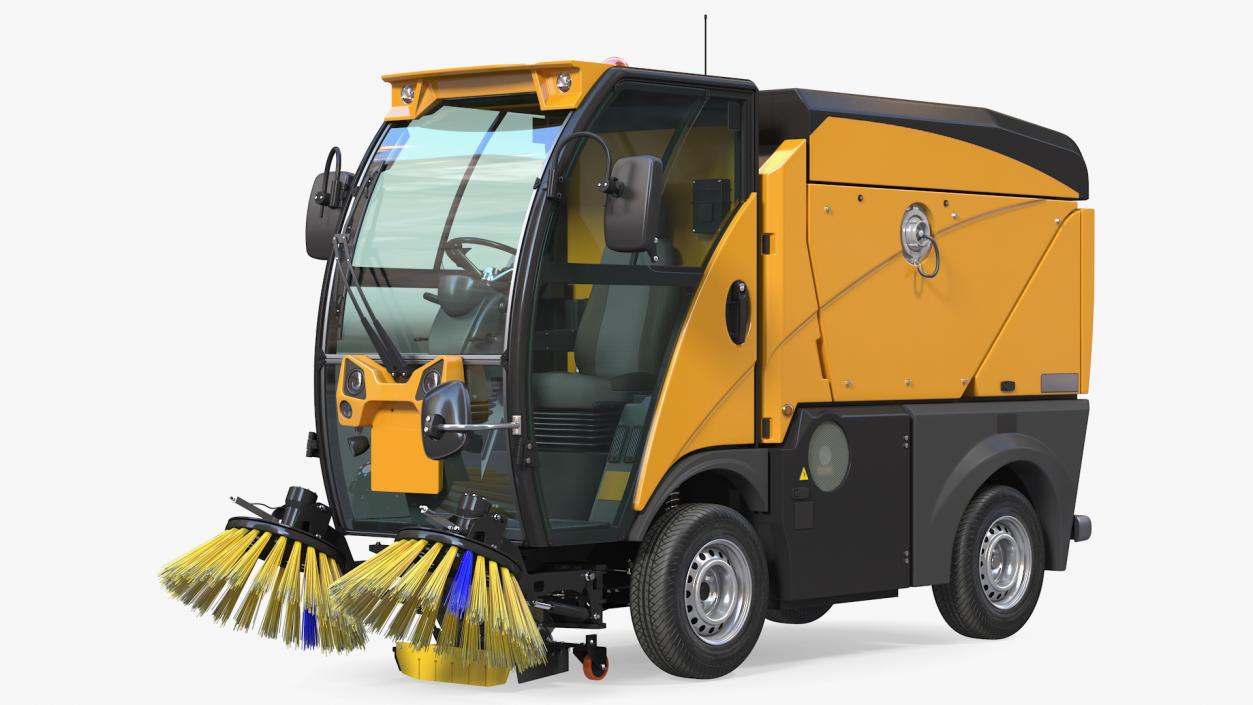 3D model Compact Road Sweeper