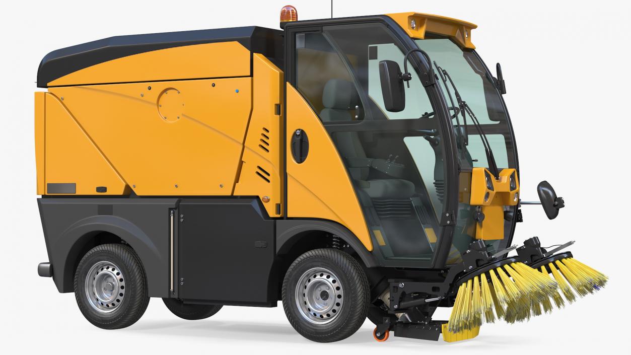 3D model Compact Road Sweeper