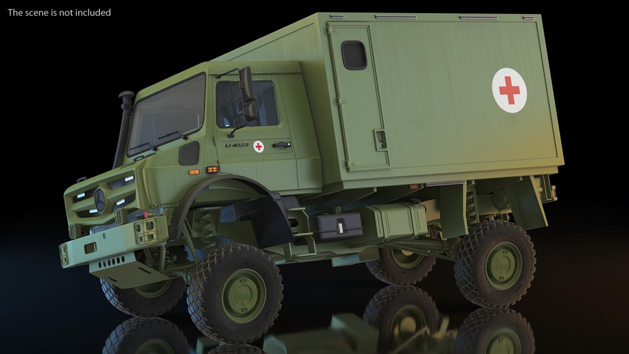 3D Mercedes Benz Trucks Rigged Collection model