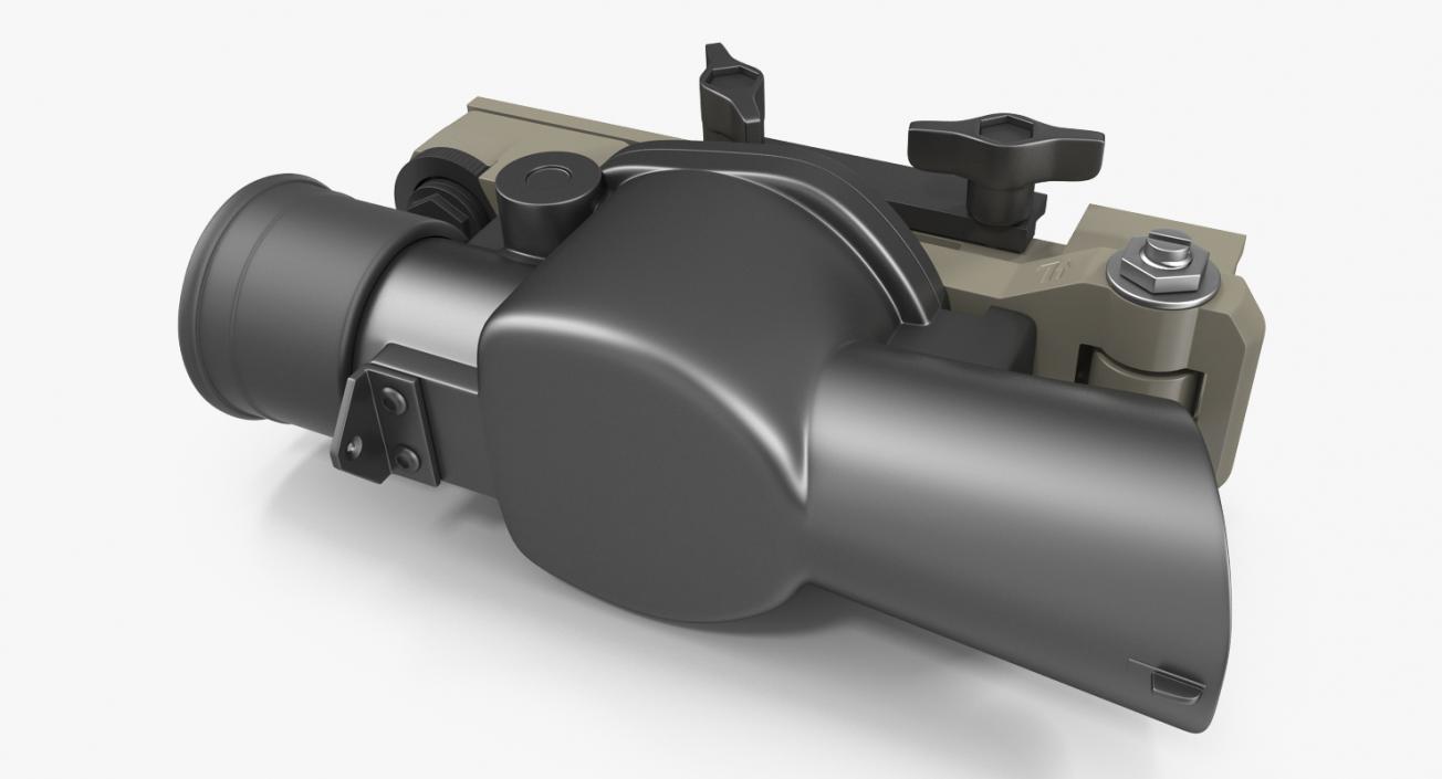 3D Scope and Mount for Assault Rifle model