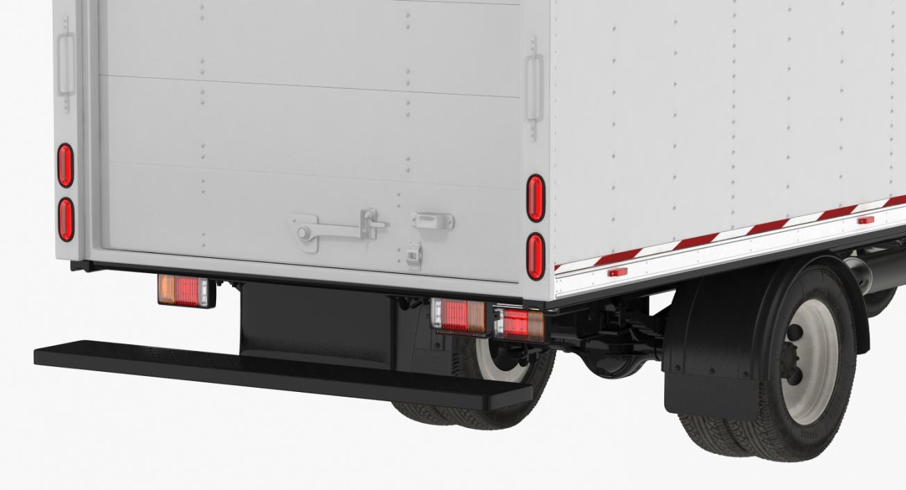 Box Truck Isuzu NPR 2018 3D model