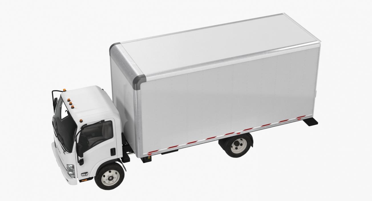 Box Truck Isuzu NPR 2018 3D model