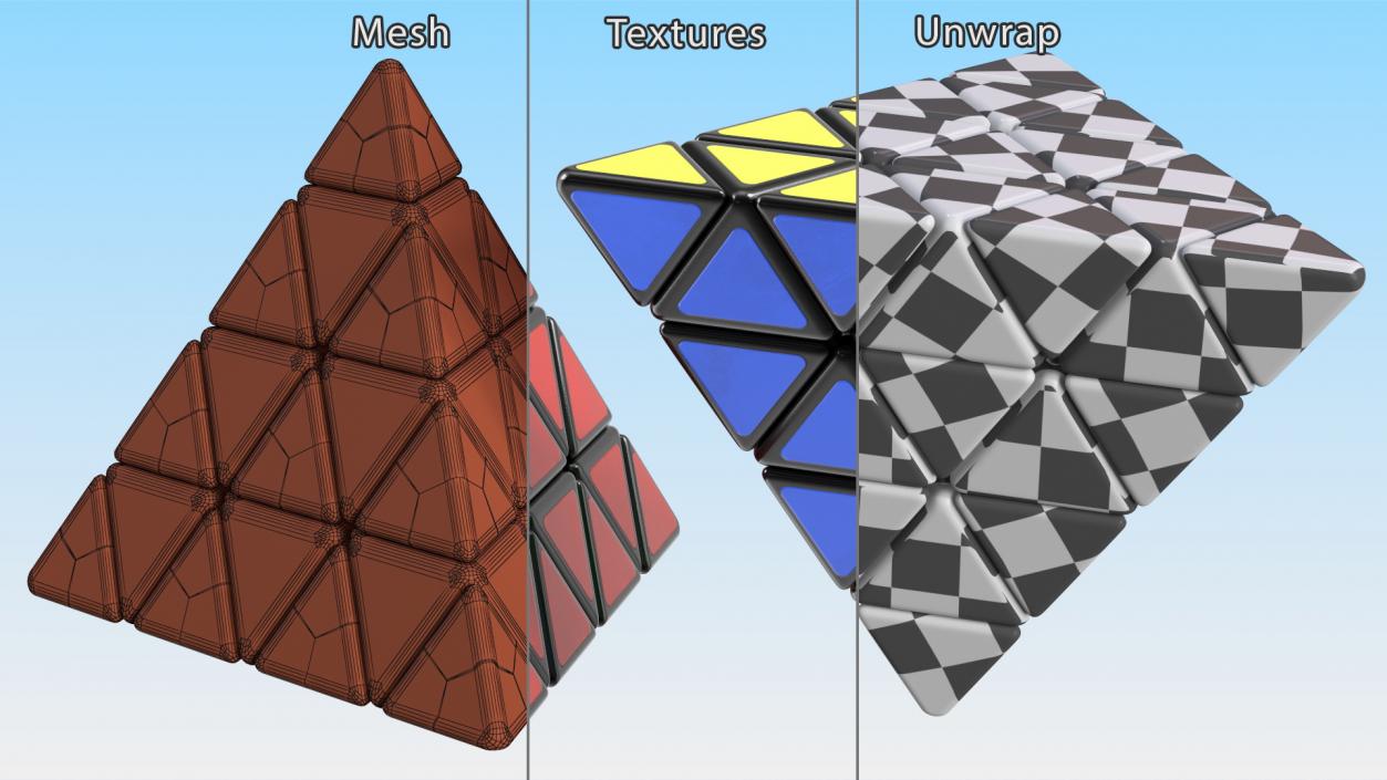 3D model Rubiks Cubes Collection 3