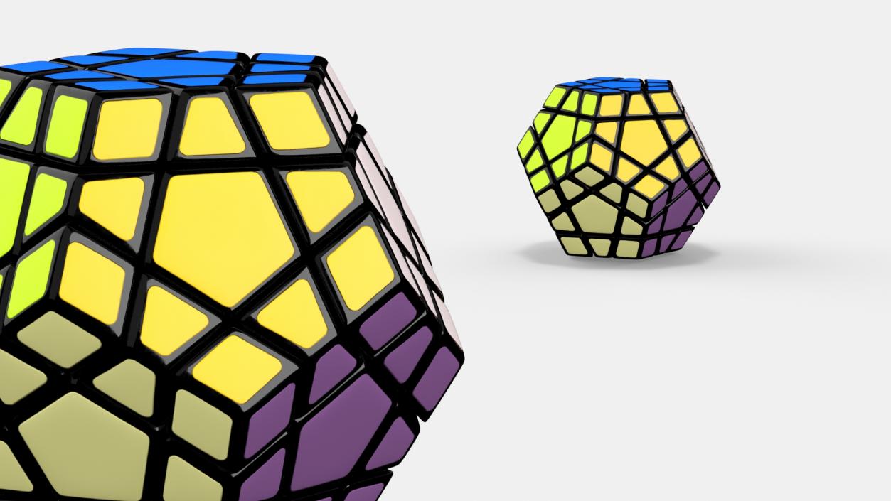 3D model Rubiks Cubes Collection 3