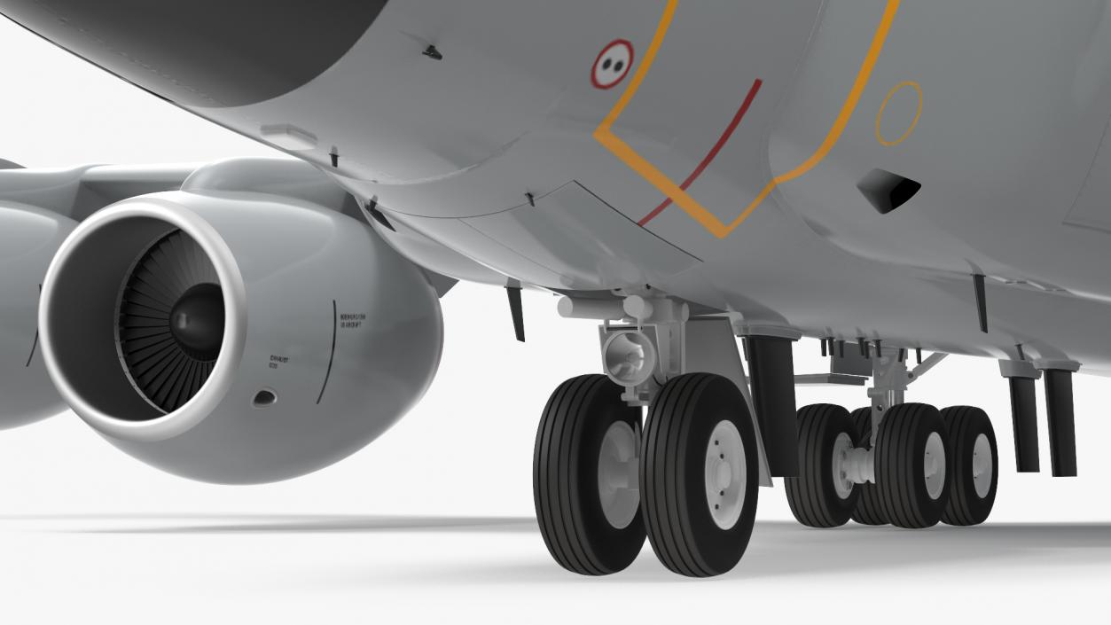 3D Boeing RC-135W Rivet Joint Rigged model