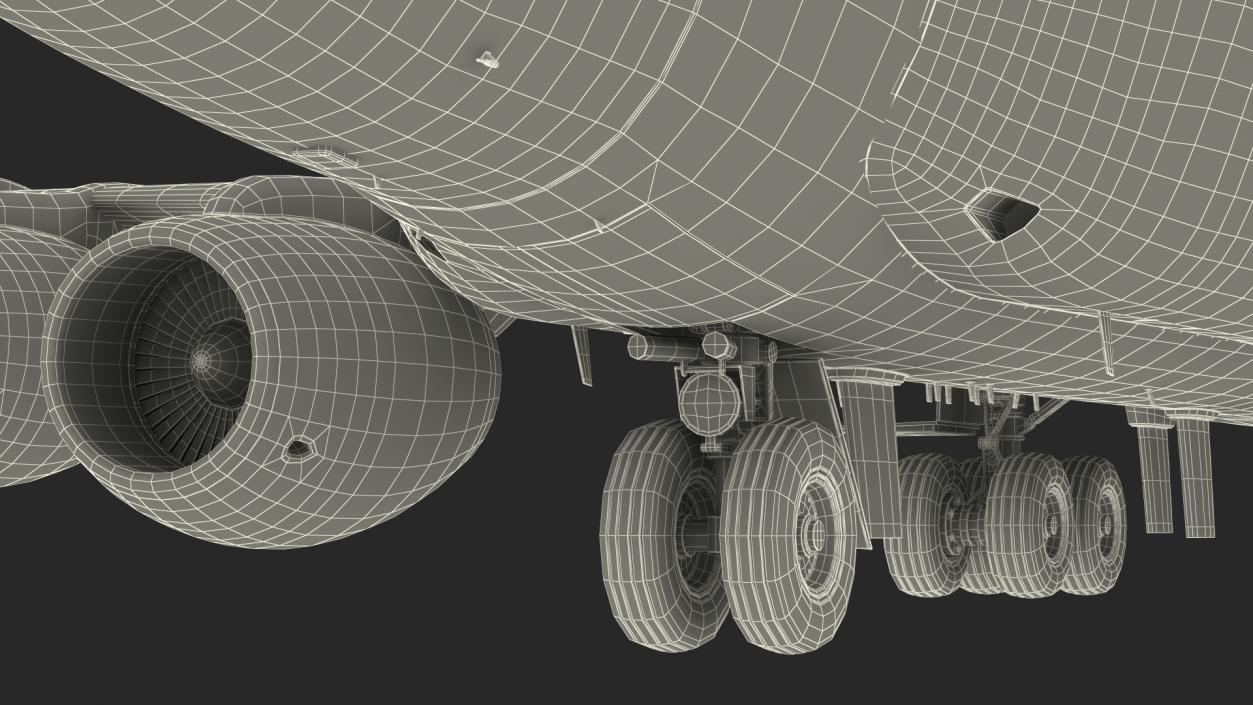 3D Boeing RC-135W Rivet Joint Rigged model