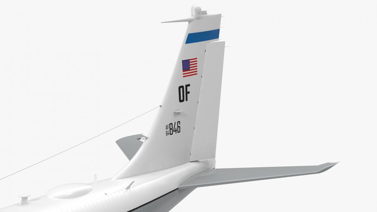 3D Boeing RC-135W Rivet Joint Rigged model