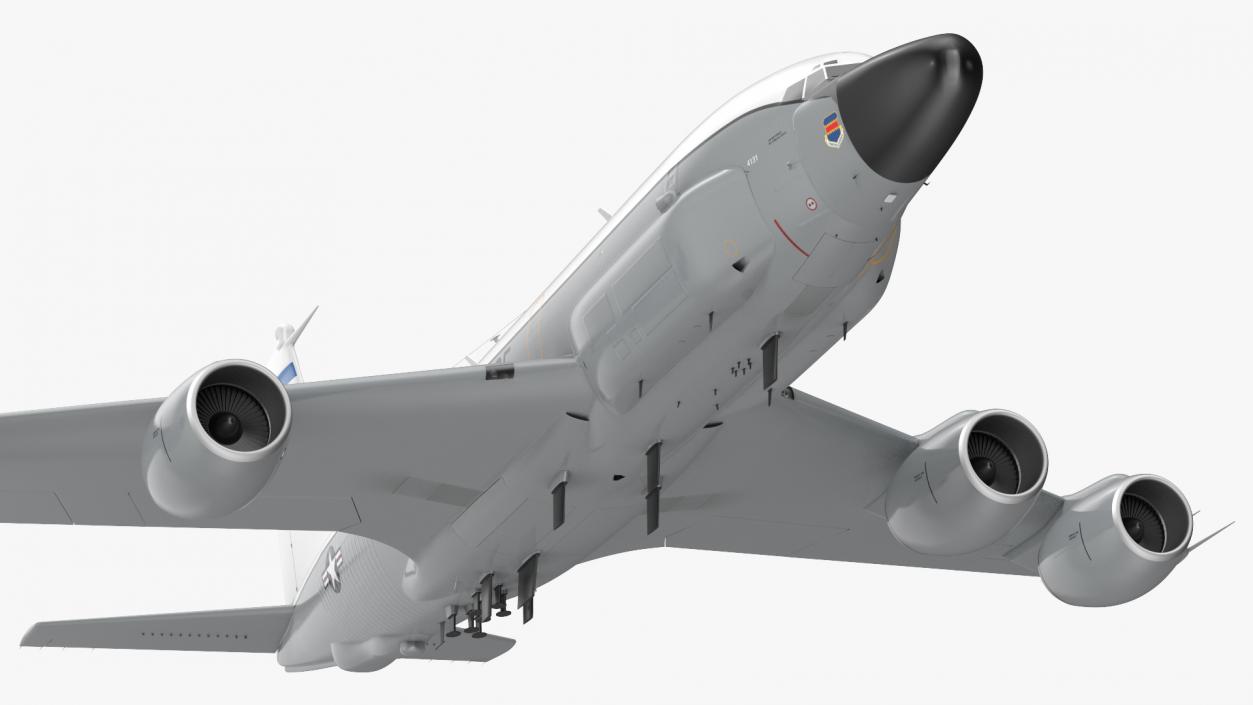 3D Boeing RC-135W Rivet Joint Rigged model