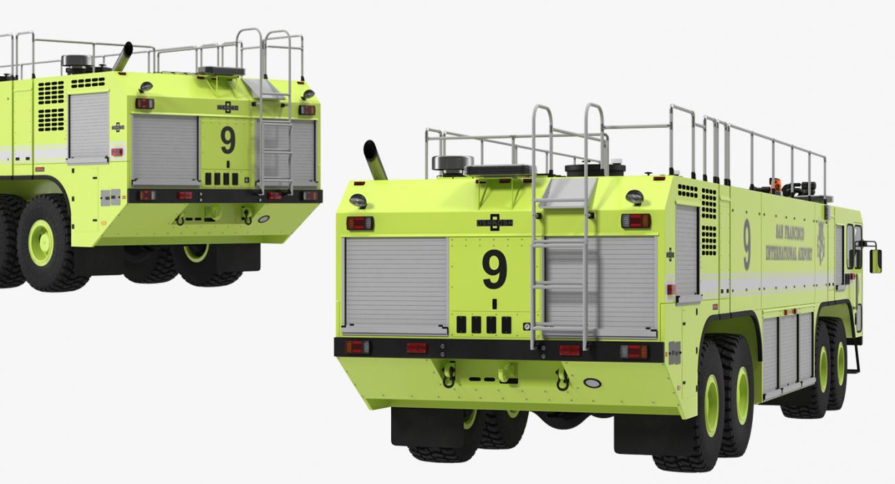 3D Rigged Fire Trucks Collection 7