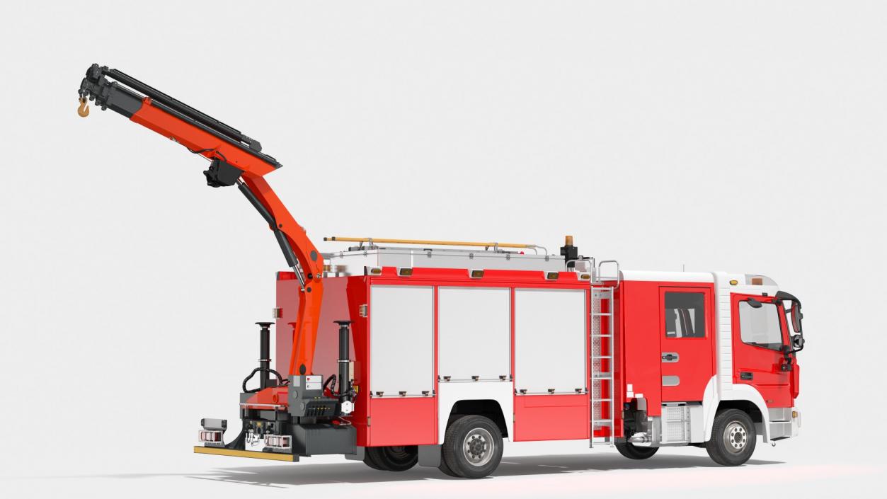 3D Rigged Fire Trucks Collection 7