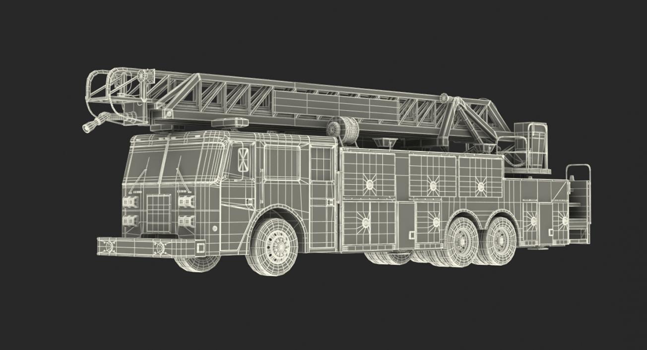 3D Rigged Fire Trucks Collection 7