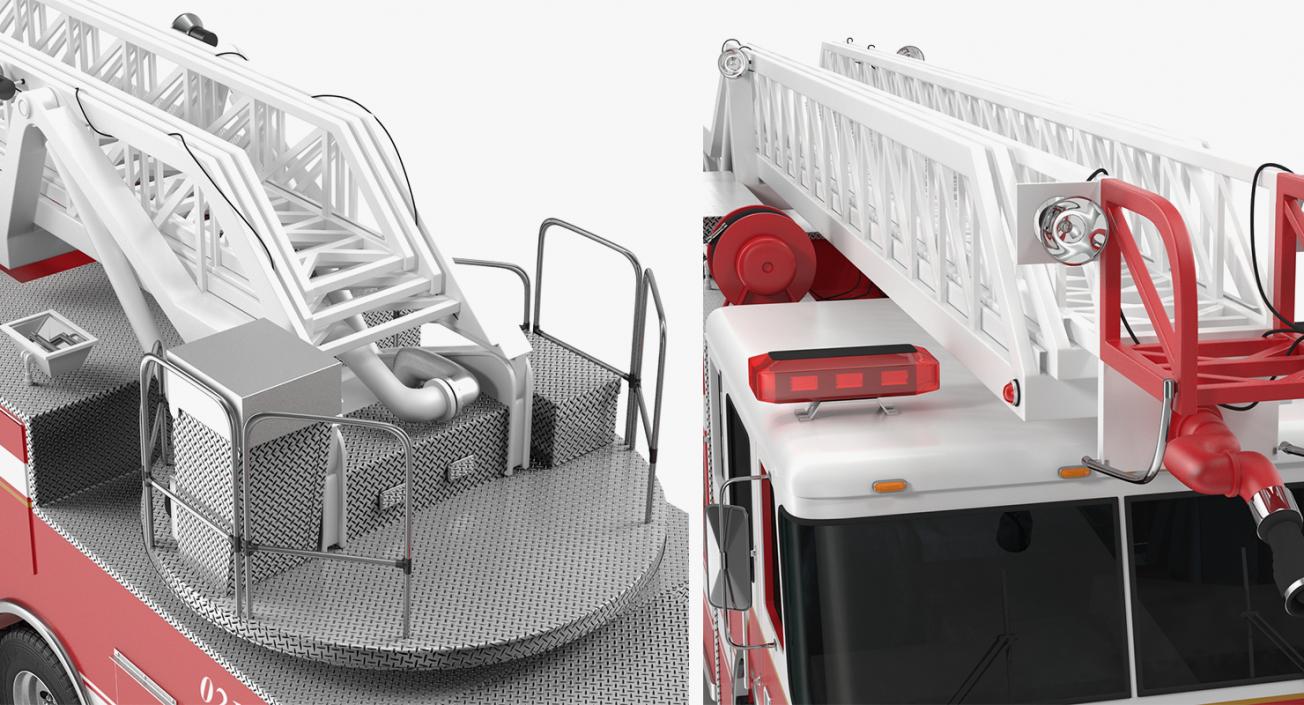 3D Rigged Fire Trucks Collection 7