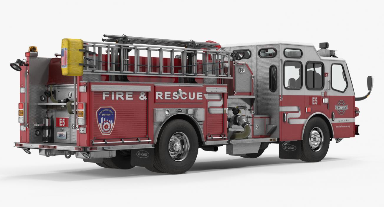 3D Rigged Fire Trucks Collection 7