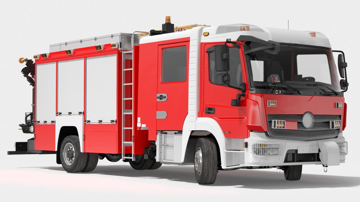 3D Rigged Fire Trucks Collection 7